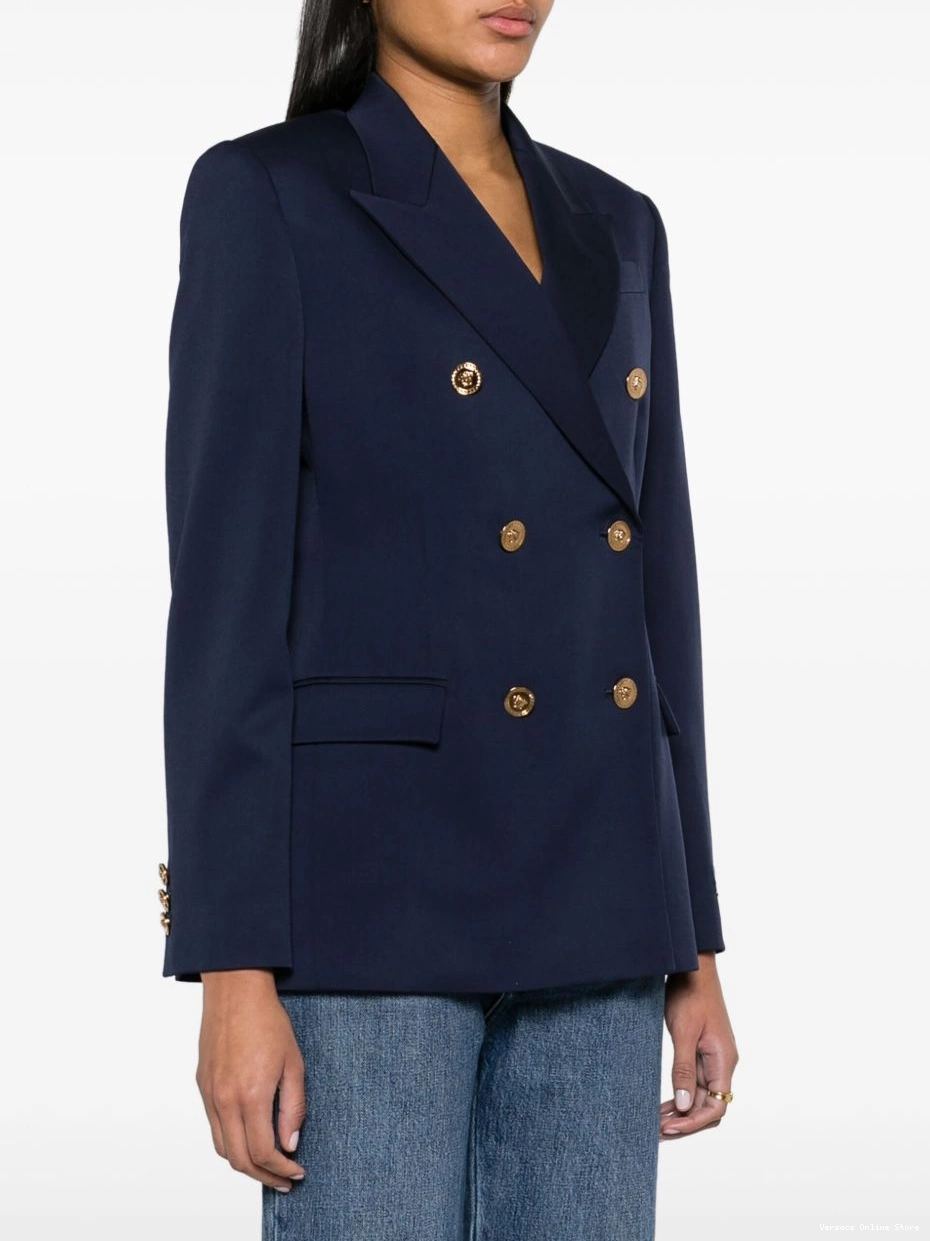 Cheap blazer Head-buttons Versace wool Medusa Women 0719